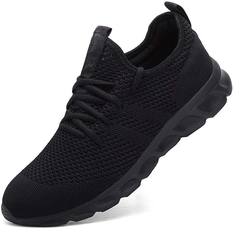 Women’s Sneakers – Soft Knit Upper – Cushioned Sole – Breathable – Low Top Fit