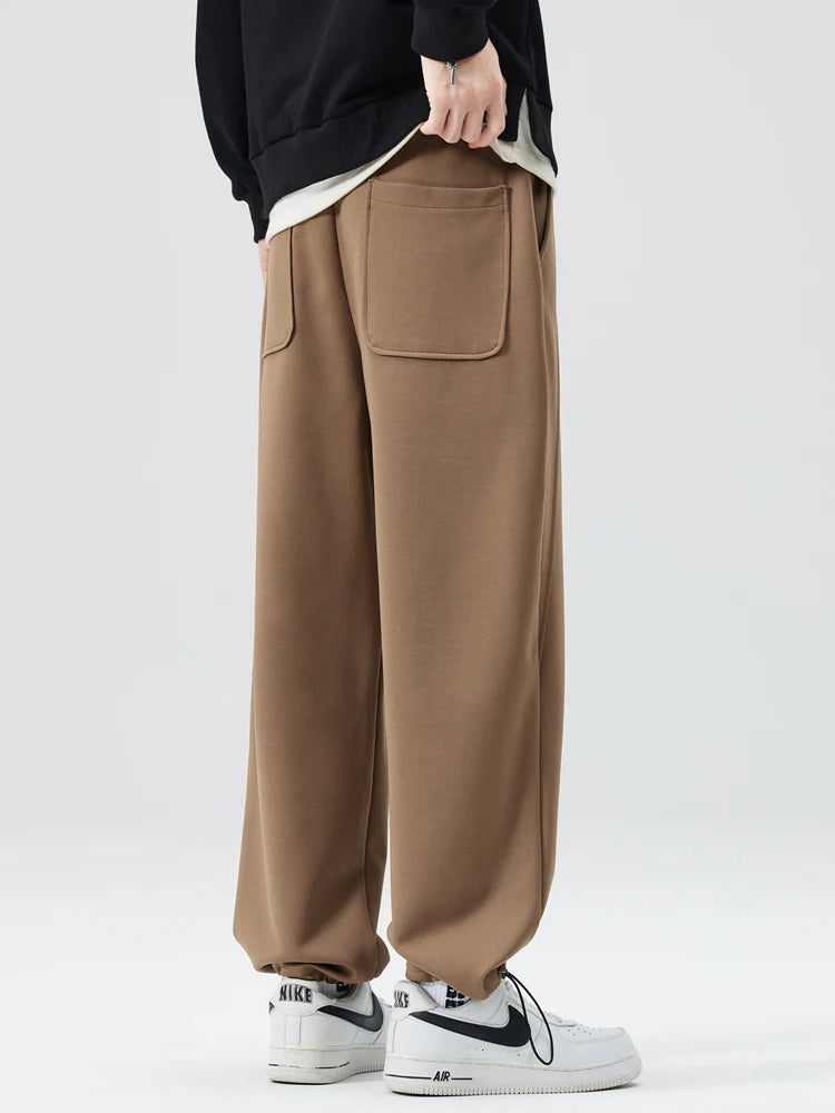 Theodore Wide-Leg Trouser | Pleated Belted Side Pockets Trouser