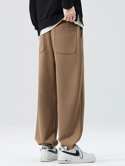 Theodore Wide-Leg Trouser | Pleated Belted Side Pockets Trouser