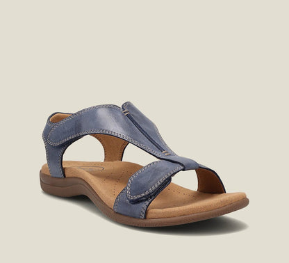 Women’s Sandals – Ergonomic Fit – Adjustable Velcro Straps – Cushioned Breathable Footbed