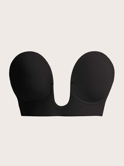 Women’s Backless Bra – Seamless Fit – Deep Plunge – Lightly Padded Breathable Blend