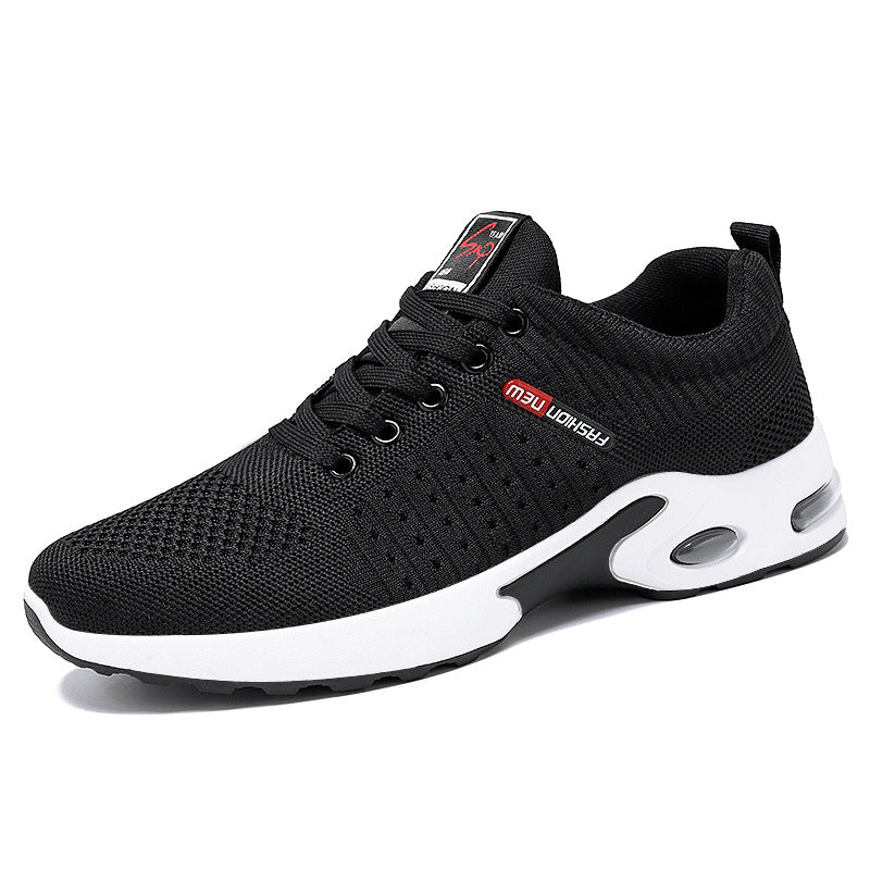 Men’s Athletic Sneakers – Breathable Mesh – Lace-Up – Cushioned Sole – Lightweight Fit
