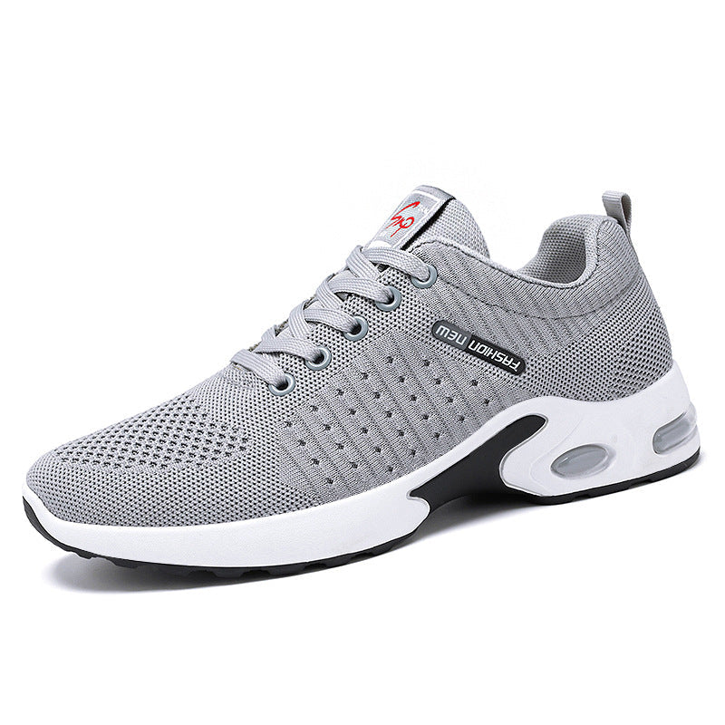 Men’s Athletic Sneakers – Breathable Mesh – Lace-Up – Cushioned Sole – Lightweight Fit