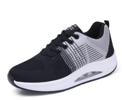 Women’s Athletic Shoes – Breathable Mesh – Air Cushion Sole – Supportive Lace-Up Fit