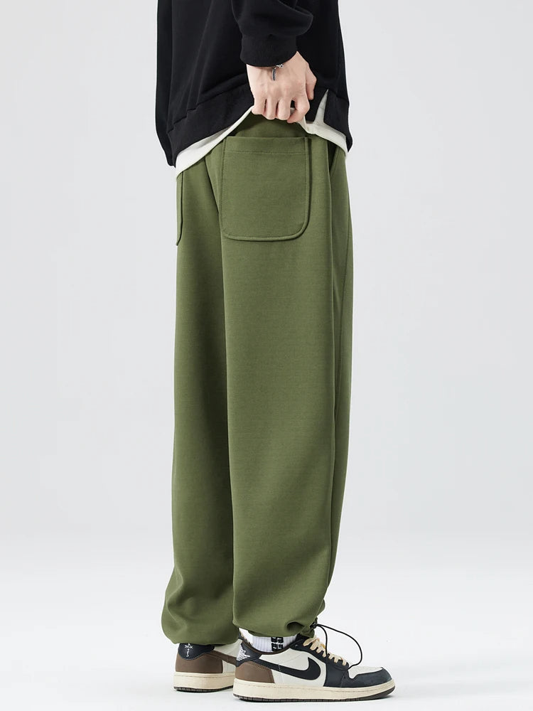 Theodore Wide-Leg Trouser | Pleated Belted Side Pockets Trouser