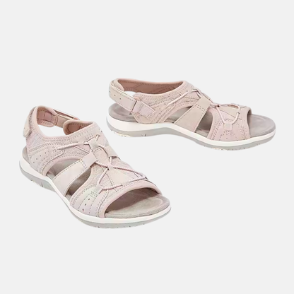 Women’s Orthopedic Sandals – Adjustable Fit – Cushioned Insole – Open Toe Design