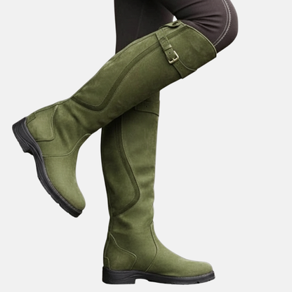 Florence Structured Fit Hiking Boots | Buckle Detail Lug Sole Hiking Boots