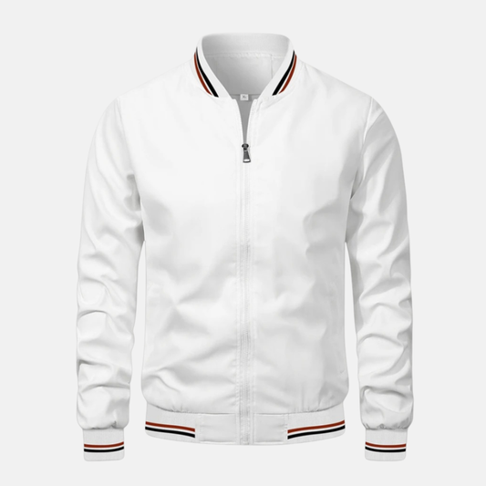 Leo Bomber Jacket | Relaxed Fit Hip-Length Jacket