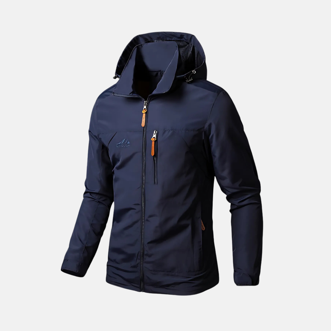 Jack Nylon Windbreaker | Hooded Relaxed Fit Windbreaker