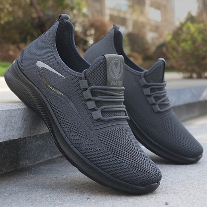 Men’s Athletic Sneakers – Lightweight Mesh – Breathable – Cushioned Flexible Sole