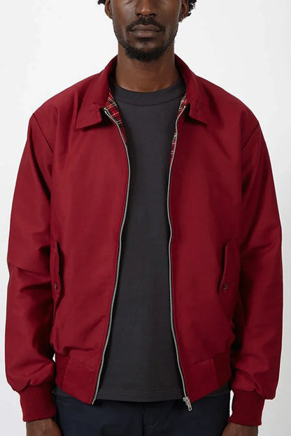 Men’s Jacket – Cotton Blend – Regular Fit – Zip Front – Ribbed Trim – Casual Wear
