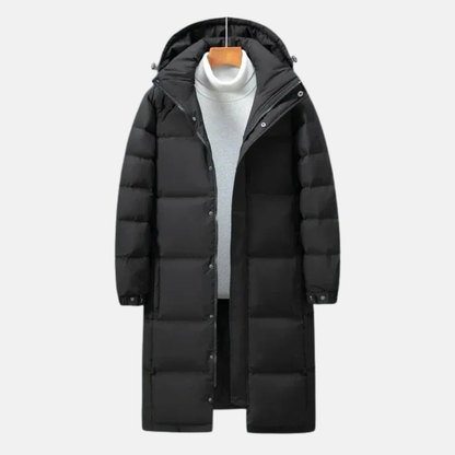 Joshua Oversized Down Jacket | Quilted Hooded Jacket