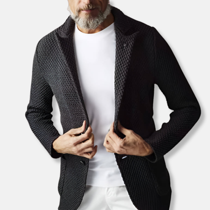 Joshua Tailored Fit Blazer | Notched Lapel Patch Pocket Blazer