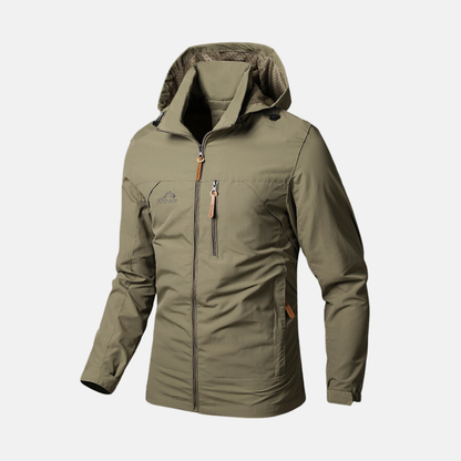 Jack Nylon Windbreaker | Hooded Relaxed Fit Windbreaker