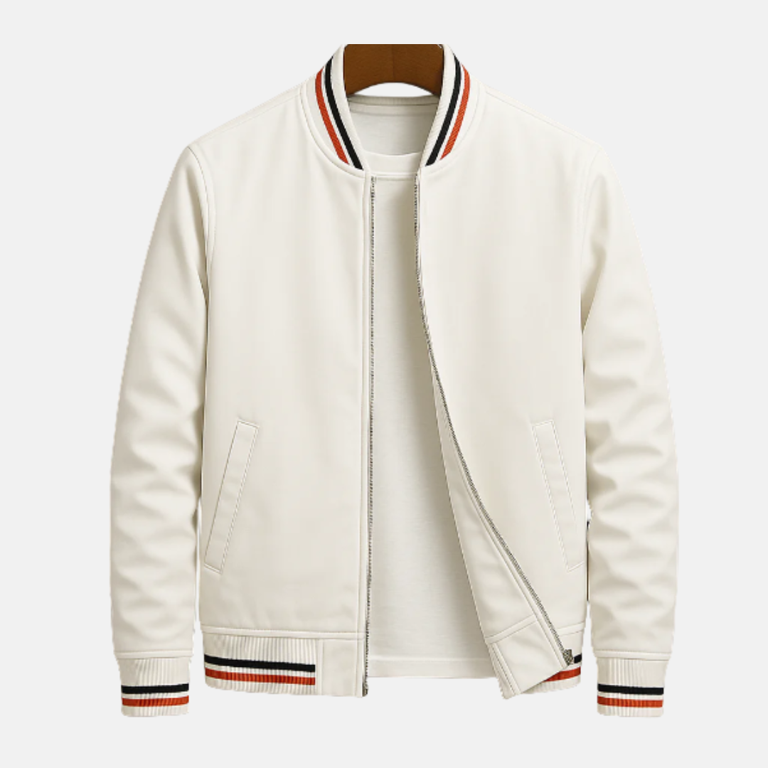 Men’s Bomber Jacket – Regular Fit – Zip-Up with Ribbed Trim and Pockets