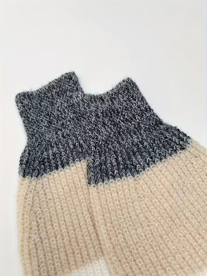 Women's Knit Sweater Dress - Soft Fabric - Relaxed Fit - Long Sleeve Crew Neck