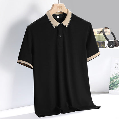 Men’s Polo Shirt – Breathable Blend – Standard Fit – Ribbed Collar – Short Sleeve
