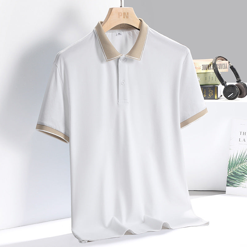 Men’s Polo Shirt – Breathable Blend – Standard Fit – Ribbed Collar – Short Sleeve