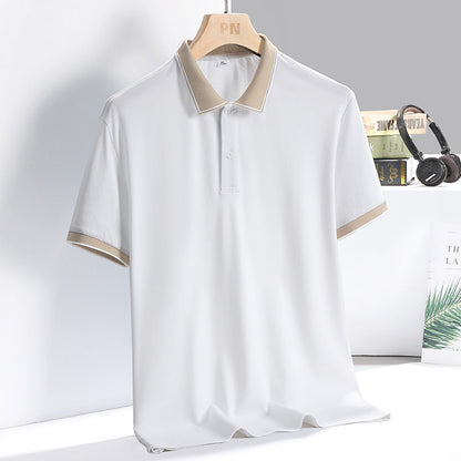 Men’s Polo Shirt – Breathable Blend – Standard Fit – Ribbed Collar – Short Sleeve