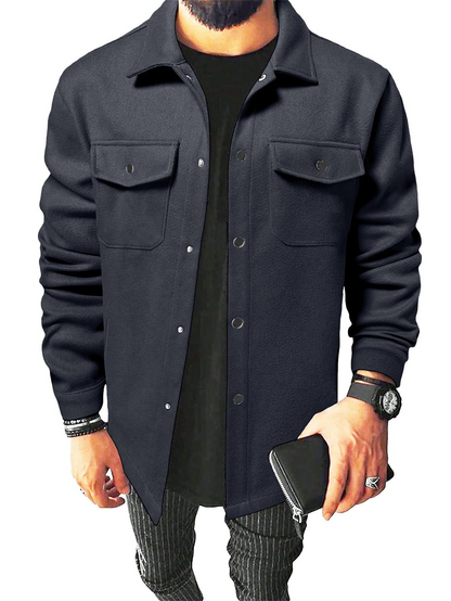 Men’s Button Down Shirt – Relaxed Fit – Chest Pockets