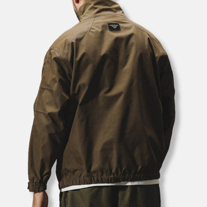 Men’s Outdoor Jacket – Windproof Water-Resistant – Relaxed Fit – Utility Design