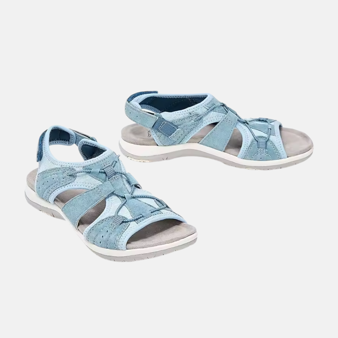 Women’s Orthopedic Sandals – Adjustable Fit – Cushioned Insole – Open Toe Design