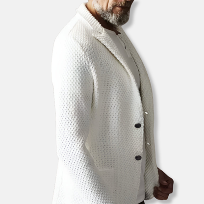 Joshua Tailored Fit Blazer | Notched Lapel Patch Pocket Blazer