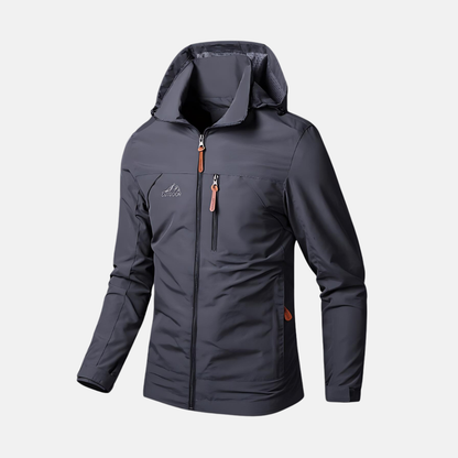 Jack Nylon Windbreaker | Hooded Relaxed Fit Windbreaker