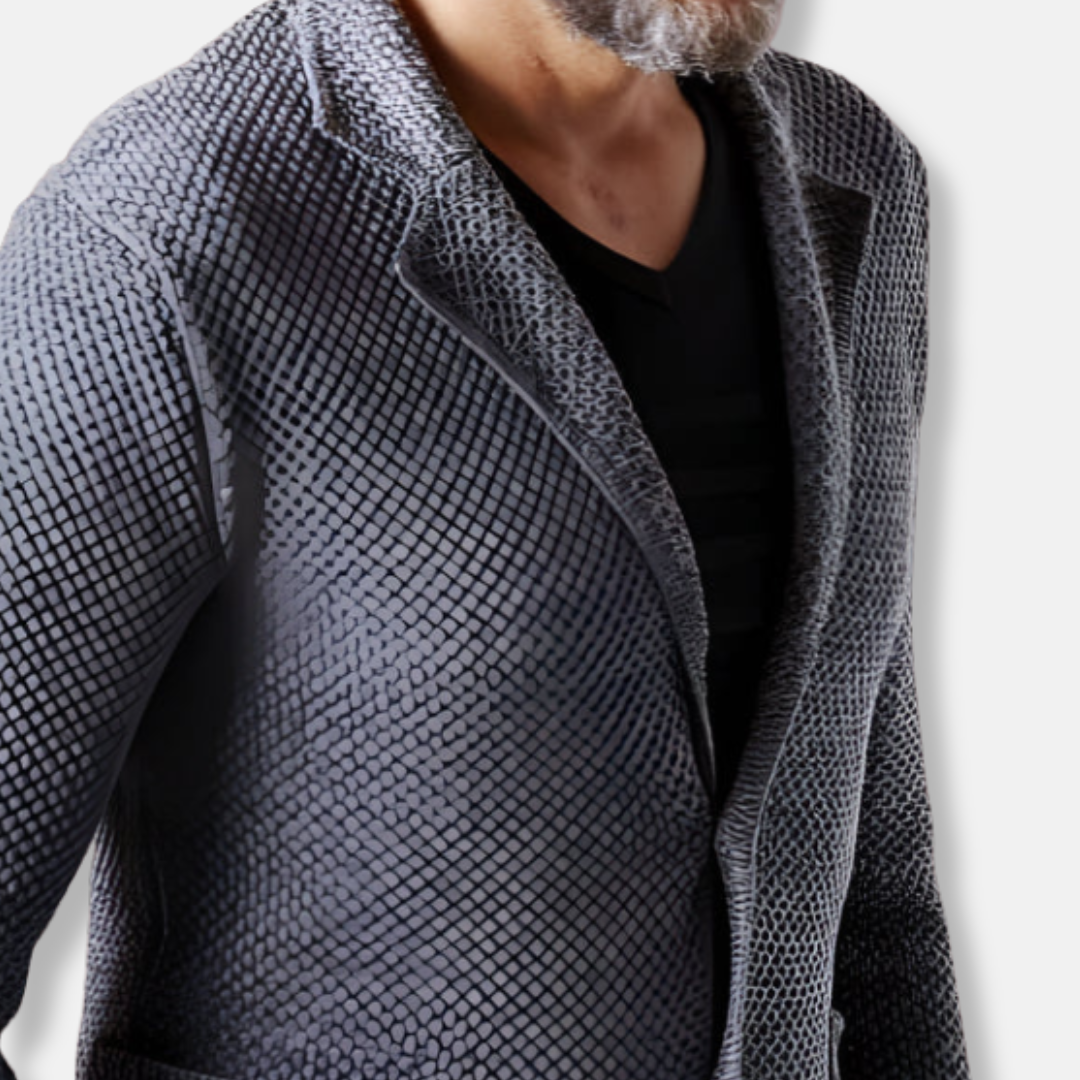 Joshua Tailored Fit Blazer | Notched Lapel Patch Pocket Blazer