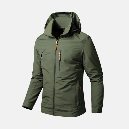 Jack Nylon Windbreaker | Hooded Relaxed Fit Windbreaker