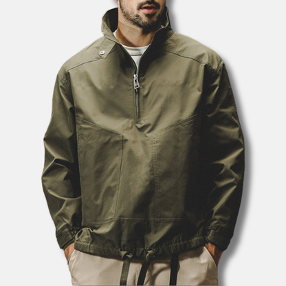 Men’s Outdoor Jacket – Windproof Water-Resistant – Relaxed Fit – Utility Design