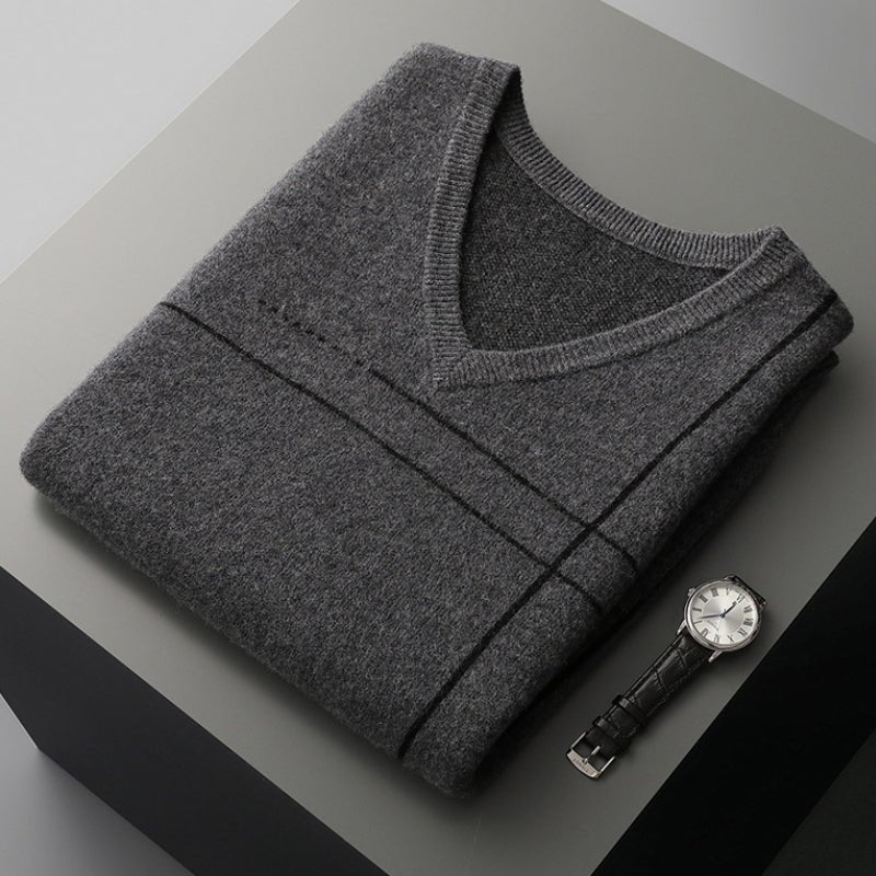 Oscar Regular Fit Vest | V-Neck Argyle Pattern Vest