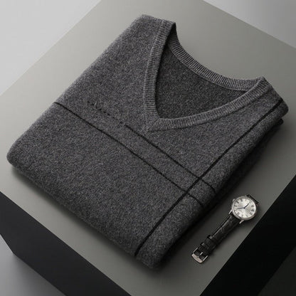 Oscar Regular Fit Vest | V-Neck Argyle Pattern Vest