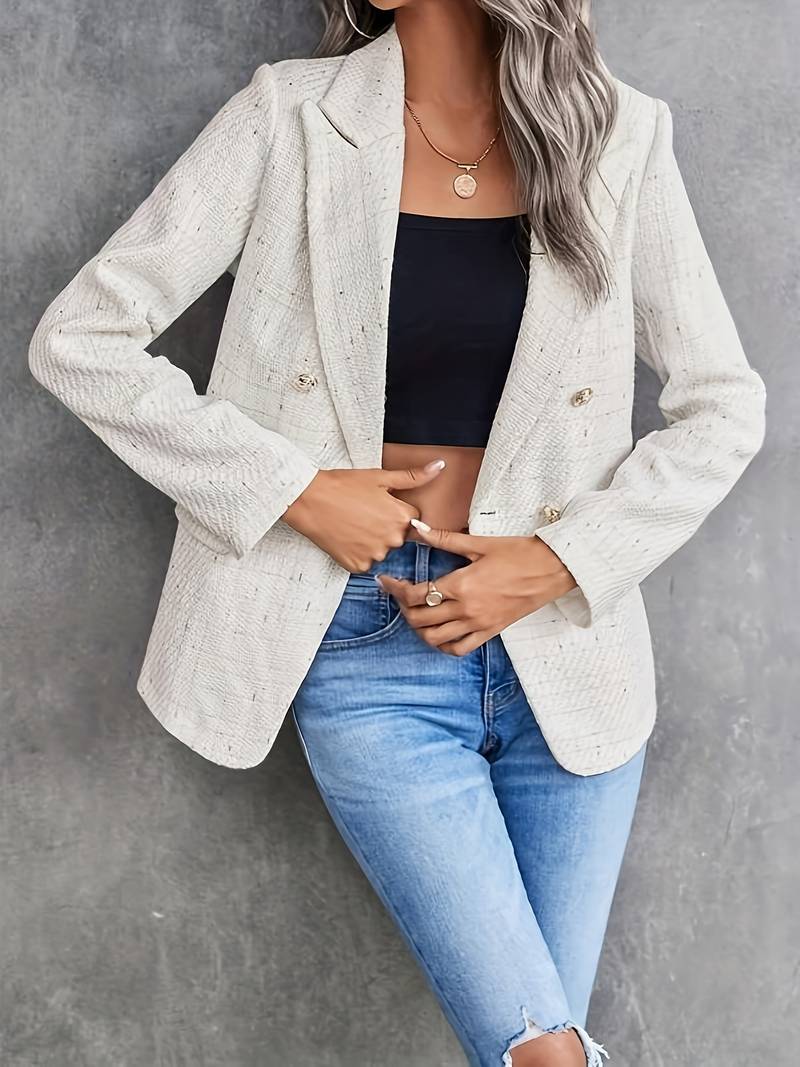 Women’s Blazer – Tailored Fit – Double Breasted – Notched Lapel