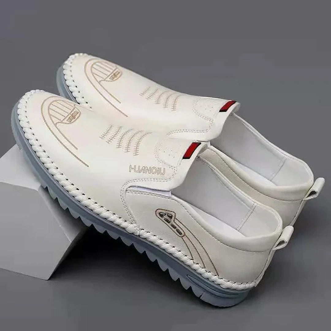 Men’s Loafers – Slip-On Design – Soft Textured Finish – Lightweight Comfortable Sole