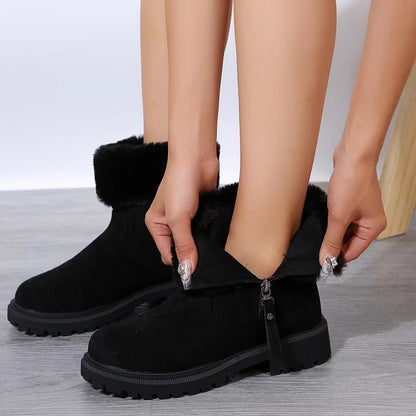 Olivia Ankle Boots | Zipper Lug Sole Boots