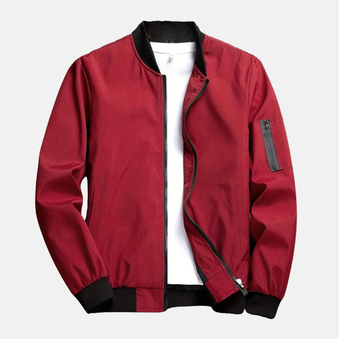 Sebastian Bomber Jacket | Relaxed Fit Casual Jacket