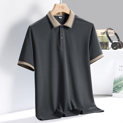 Men’s Polo Shirt – Breathable Blend – Standard Fit – Ribbed Collar – Short Sleeve