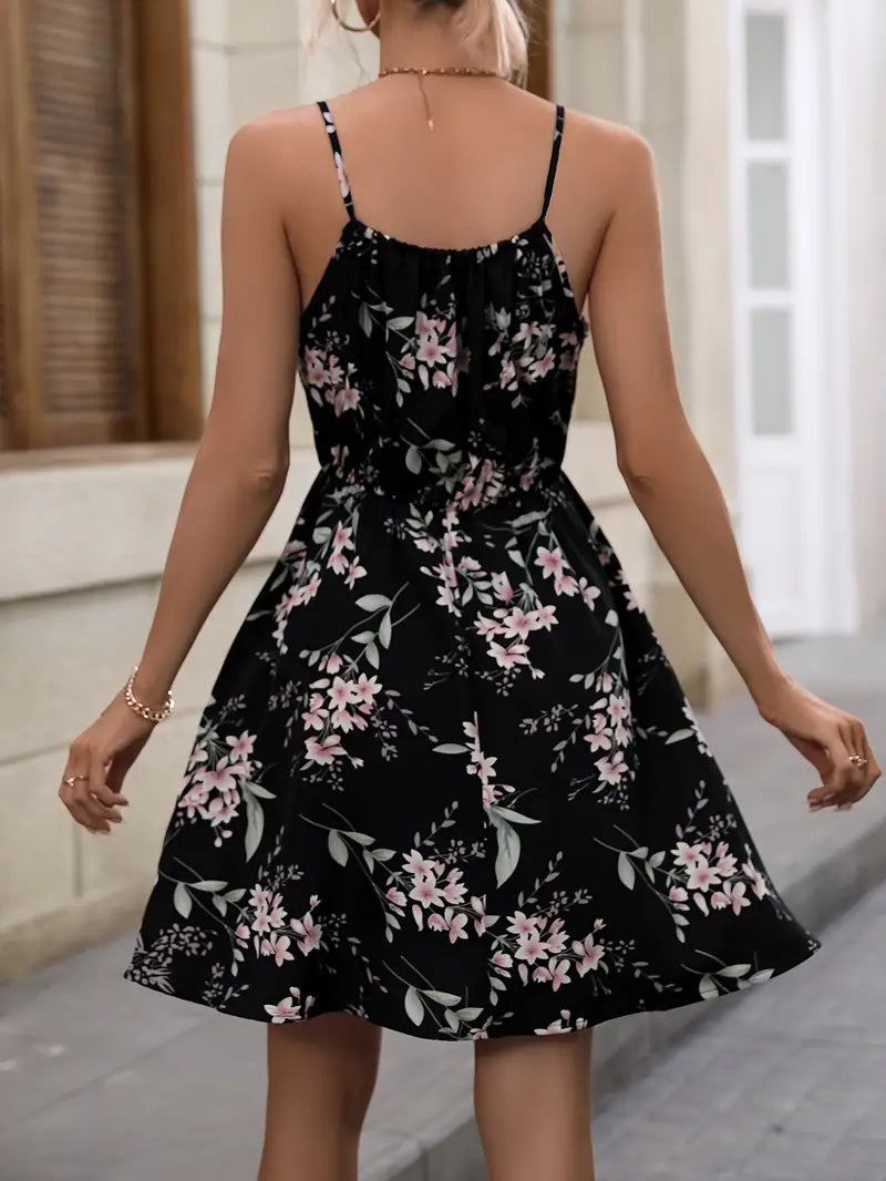 Floral Elegance Mini Dress