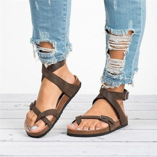 Women’s Sandals – Ergonomic Fit – Cushioned Footbed – Adjustable Ankle Straps