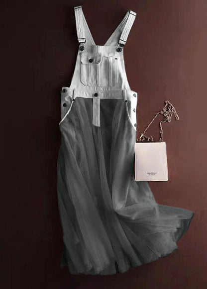 Women’s Suspender Skirt – Structured Bodice – Soft Tulle Skirt – Midi Length