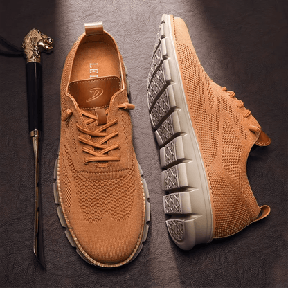 Men’s Sneakers – Knit Upper – Lace-Up Design – Supportive Sole – Casual Fit