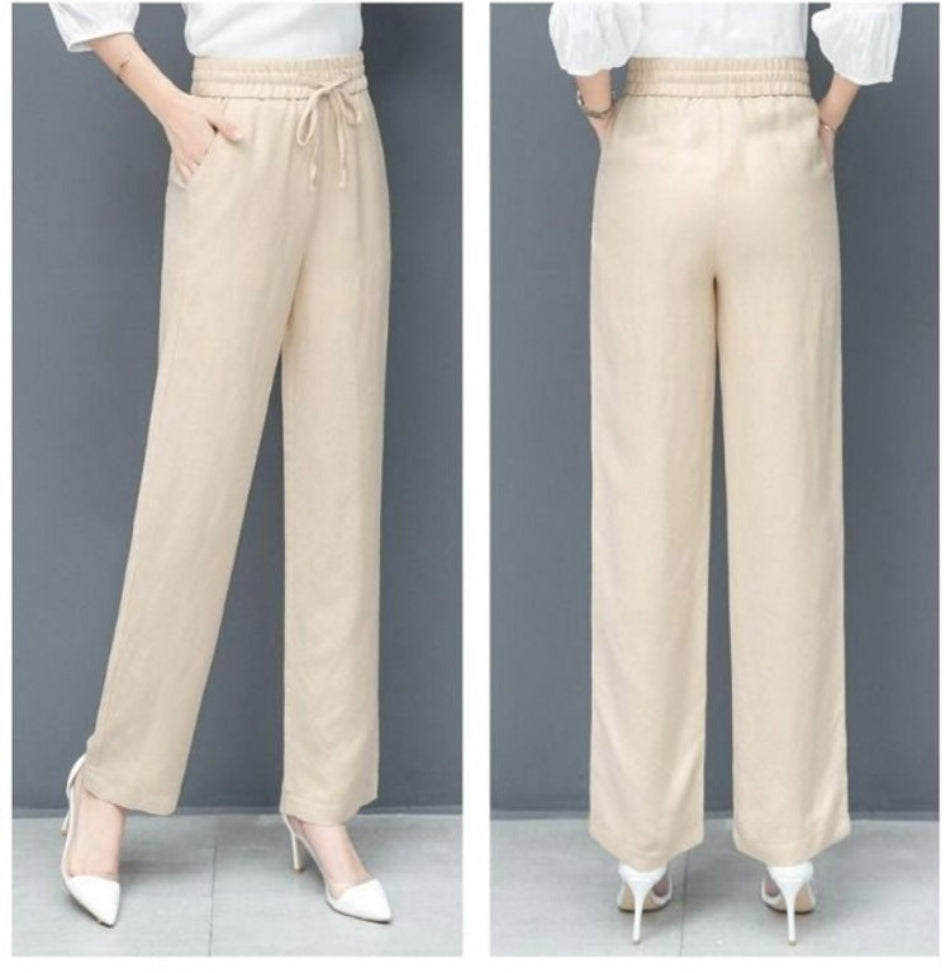 Effortlessly Chic Wide-Leg Denim Pants