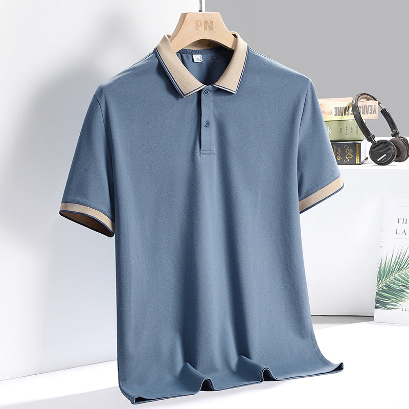Men’s Polo Shirt – Breathable Blend – Standard Fit – Ribbed Collar – Short Sleeve