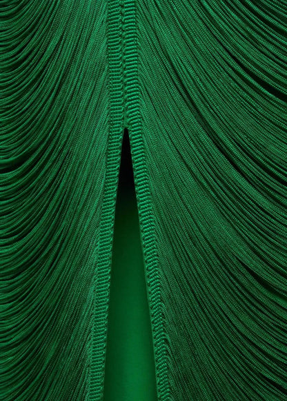 Women's One-Shoulder Dress - Pleated Texture - Bodycon Fit - Elegant Knee-Length