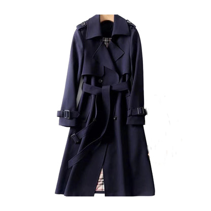 Women’s Trench Coat – Cotton Gabardine – Double Breasted – Belted Full Length