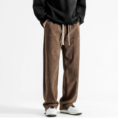 Jacob Relaxed Fit Pants | Drawstring Waist Side Pockets Pants