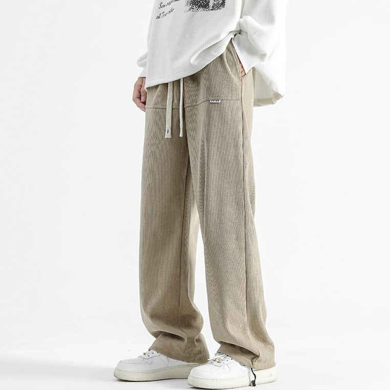 Jacob Relaxed Fit Pants | Drawstring Waist Side Pockets Pants