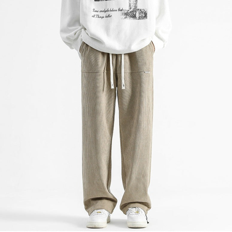 Jacob Relaxed Fit Pants | Drawstring Waist Side Pockets Pants
