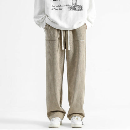 Jacob Relaxed Fit Pants | Drawstring Waist Side Pockets Pants
